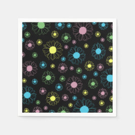 Pappersservett för färgstarka Daisy