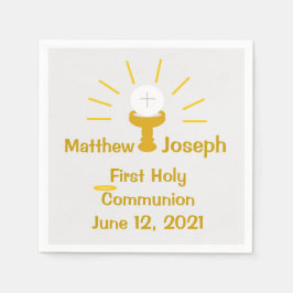 Pappersservett för första Heligan av personlig