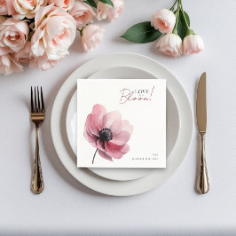 Pappersservett för kärlek i blomning med minimal m