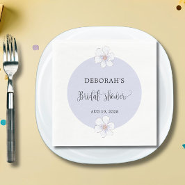 Pappersservett för Lilac Blommigt Möhippa