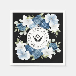 Pappersservett för Logotyp av Anpassningsbar med e