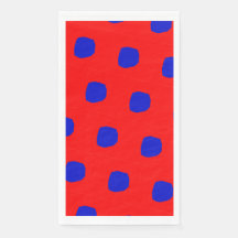 Pappersservett för Mättad polka dots