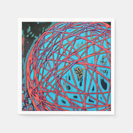 Pappersservett för mönstrad Abstrakt