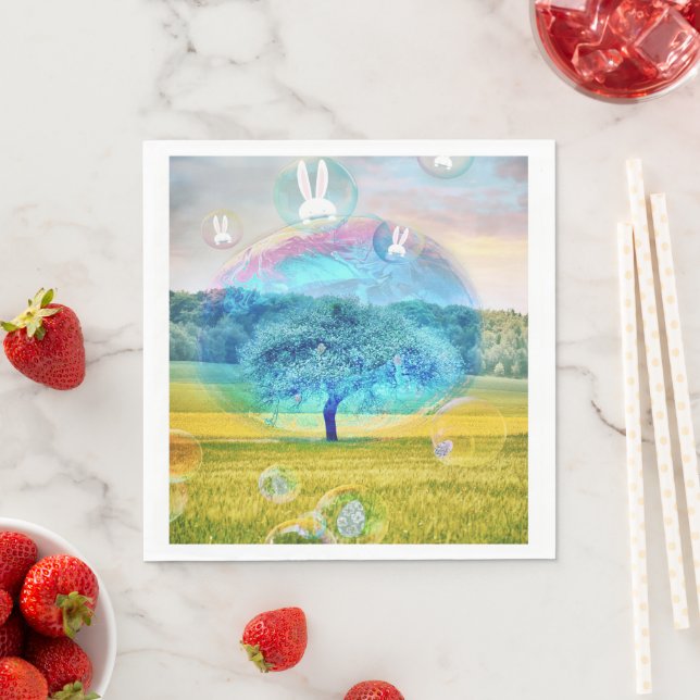 Pappersservett för påskhare (Insitu)