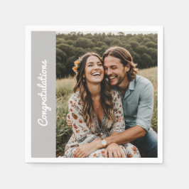 Pappersservett för personlig förlovning för anpass