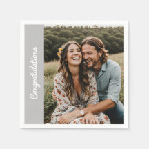 Pappersservett för personligt bruk med egen text o