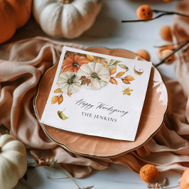 Pappersservett för Rustic Thanksgiving