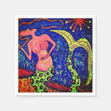Pappersservett för sjöjungfru