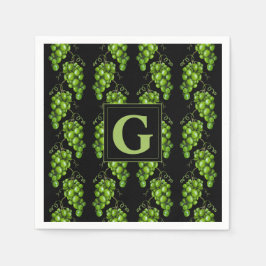 Pappersservett grönt Graps