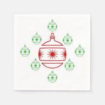 Pappersservett - Helgdag Ornaments