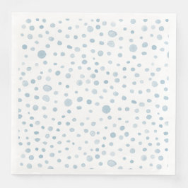 Pappersservett himmel Confetti Watercolor Dots