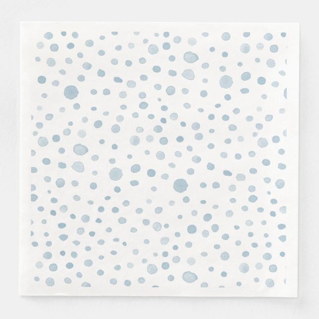 Pappersservett himmel Confetti Watercolor Dots (Framsida)