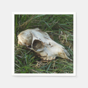 Pappersservett Hjort Skull