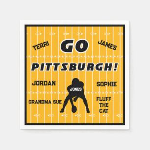 Pappersservett i fotbollsfamiljen Pittsburgh
