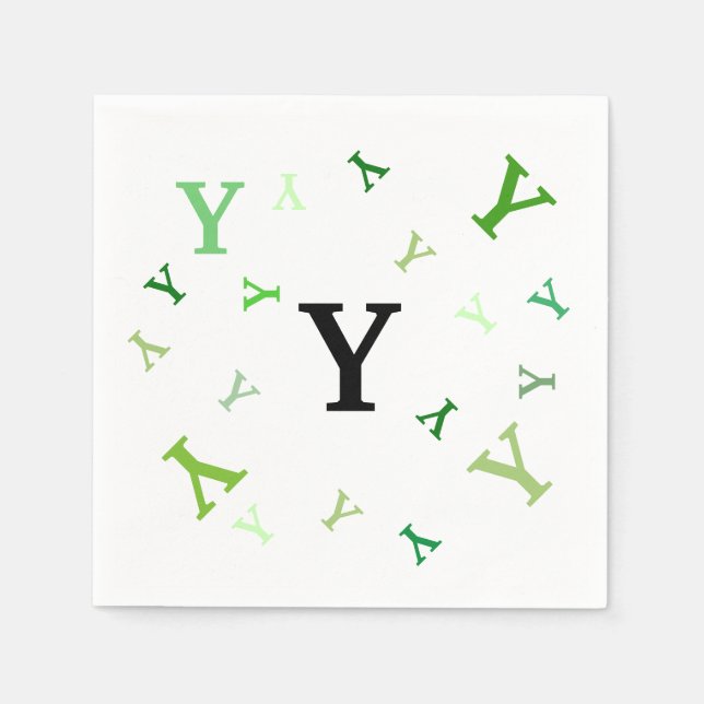 Pappersservett - Jumi Brev i Gröntar (Framsidan)