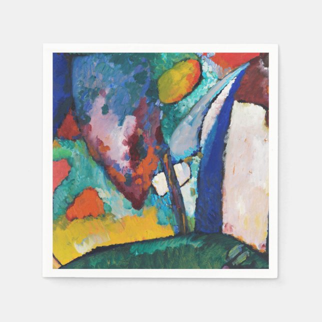PAPPERSSERVETT: KANDINSKY: VATTENFALLET PAPPERSSERVETT (Framsidan)