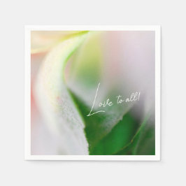 Pappersservett "Kärlek till alla"