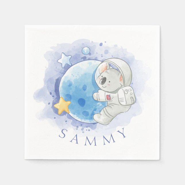 PAPPERSSERVETT: KOALA MÅNE PAPPERSSERVETT (Framsidan)