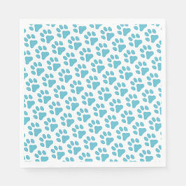 Pappersservett Lt Blue Tass avtryck