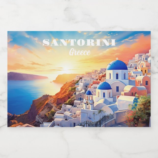 Pappersservett Mat Etiketter (Singel etikett)