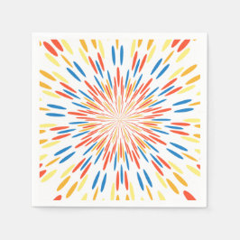 Pappersservett med abstrakt design