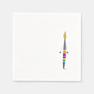 Pappersservett med Polly Paintbrush
