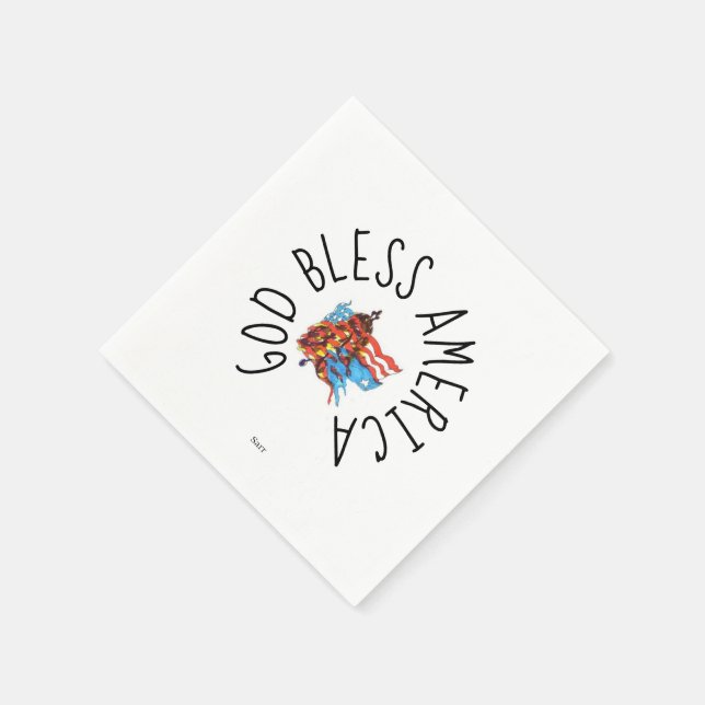 Pappersservett: Oberoende dag Pappersservett (Hörn)