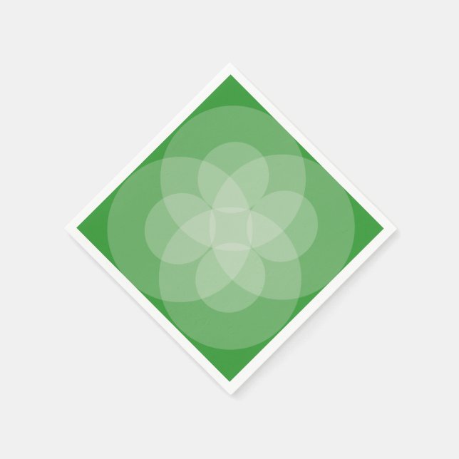 Pappersservett - Överlappande cirklar (Hörn)