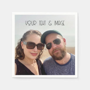 Pappersservett party enkel Anpassningsbar Foto anp