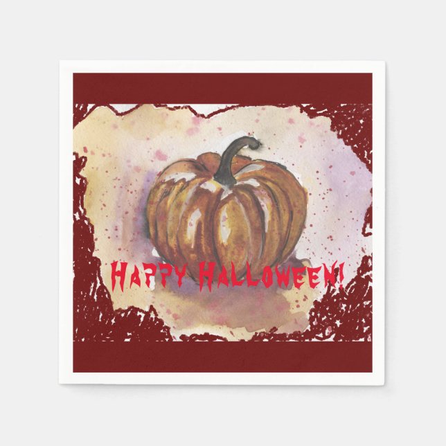 Pappersservett pumpkin (Framsidan)