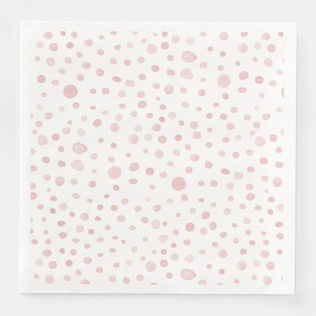 Pappersservett ro Confetti Watercolor Dots (Framsida)