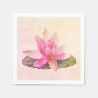 PAPPERSSERVETT: ROSA LOTUS PAPPERSSERVETT