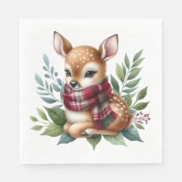 Pappersservett Rustic Autumn Shower Napkins