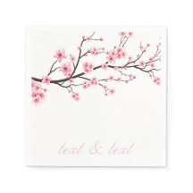 PAPPERSSERVETT: SAKURA CHERRY-BLOMMAR