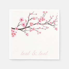 PAPPERSSERVETT: SAKURA CHERRY-BLOMMAR PAPPERSSERVETT