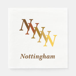 Pappersservett - Skål för Namn