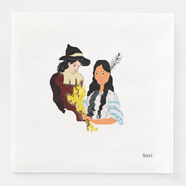 Pappersservett: Thanksgiving för Helgdag Pappersservett (Framsida)