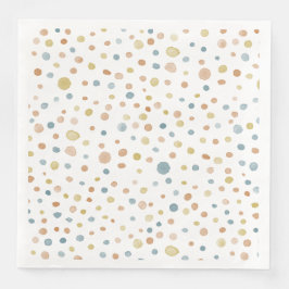 Pappersservett Trey Confetti Watercolor Dots