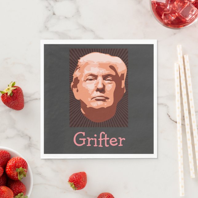 Pappersservett Trump Grifter (Insitu)