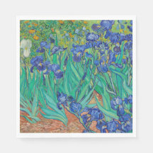 PAPPERSSERVETT: VAN GOGH IRISES