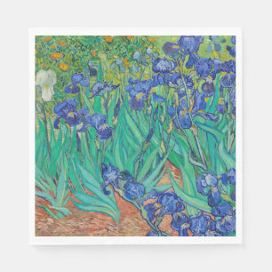 PAPPERSSERVETT: VAN GOGH IRISES PAPPERSSERVETT