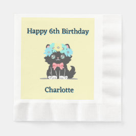 Pappersservett vid Kattunge födelsedag