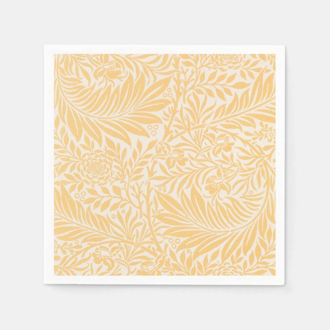 PAPPERSSERVETT: WILLIAM MORRIS : LARKSPUR PAPPERSSERVETT (Framsidan)