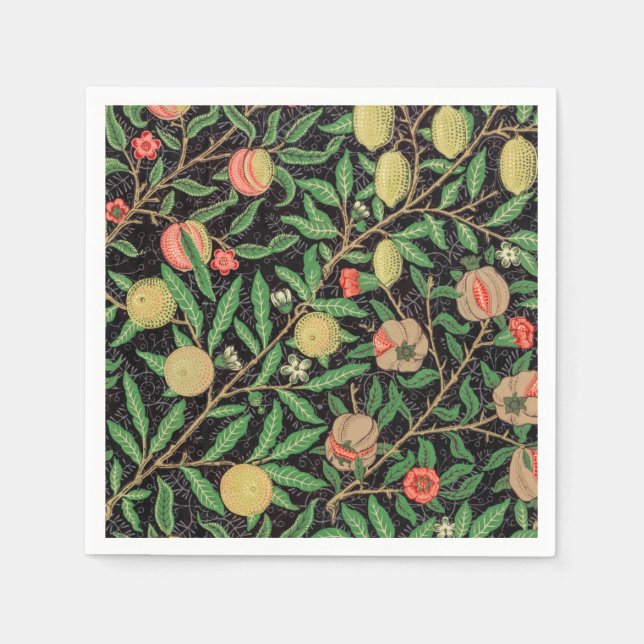 PAPPERSSERVETT: WILLIAM MORRIS : POMEGRANATES PAPPERSSERVETT (Framsidan)