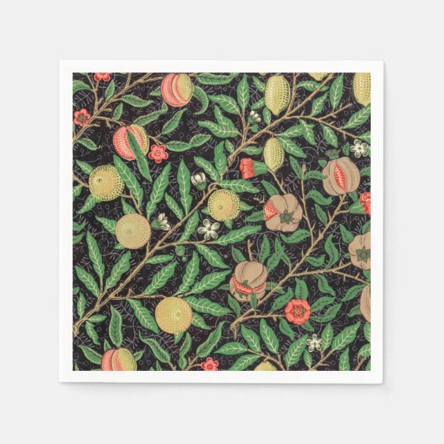 PAPPERSSERVETT: WILLIAM MORRIS : POMEGRANATES PAPPERSSERVETT (Framsidan)