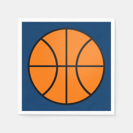Pappersservetter för basketfödelsedagsfest