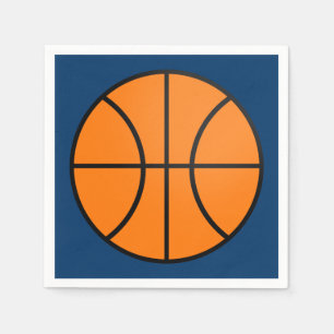Pappersservetter för basketfödelsedagsfest