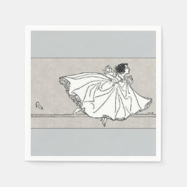 Pappersservetter Glasskjuka Askungen Vintage