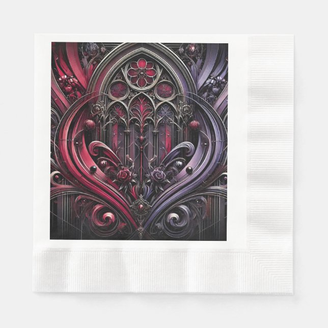 Pappersservetter Gothic Elegance (Framsidan)