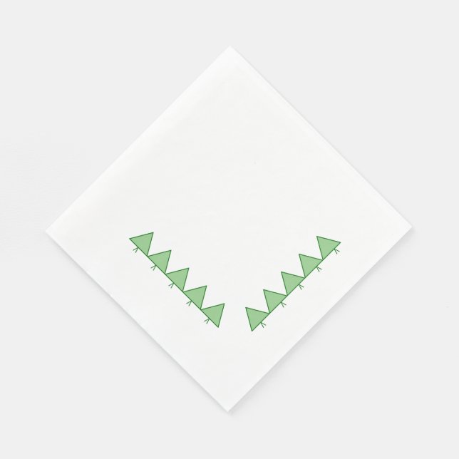 Pappersservetter - Grafiska tallar (Hörn)